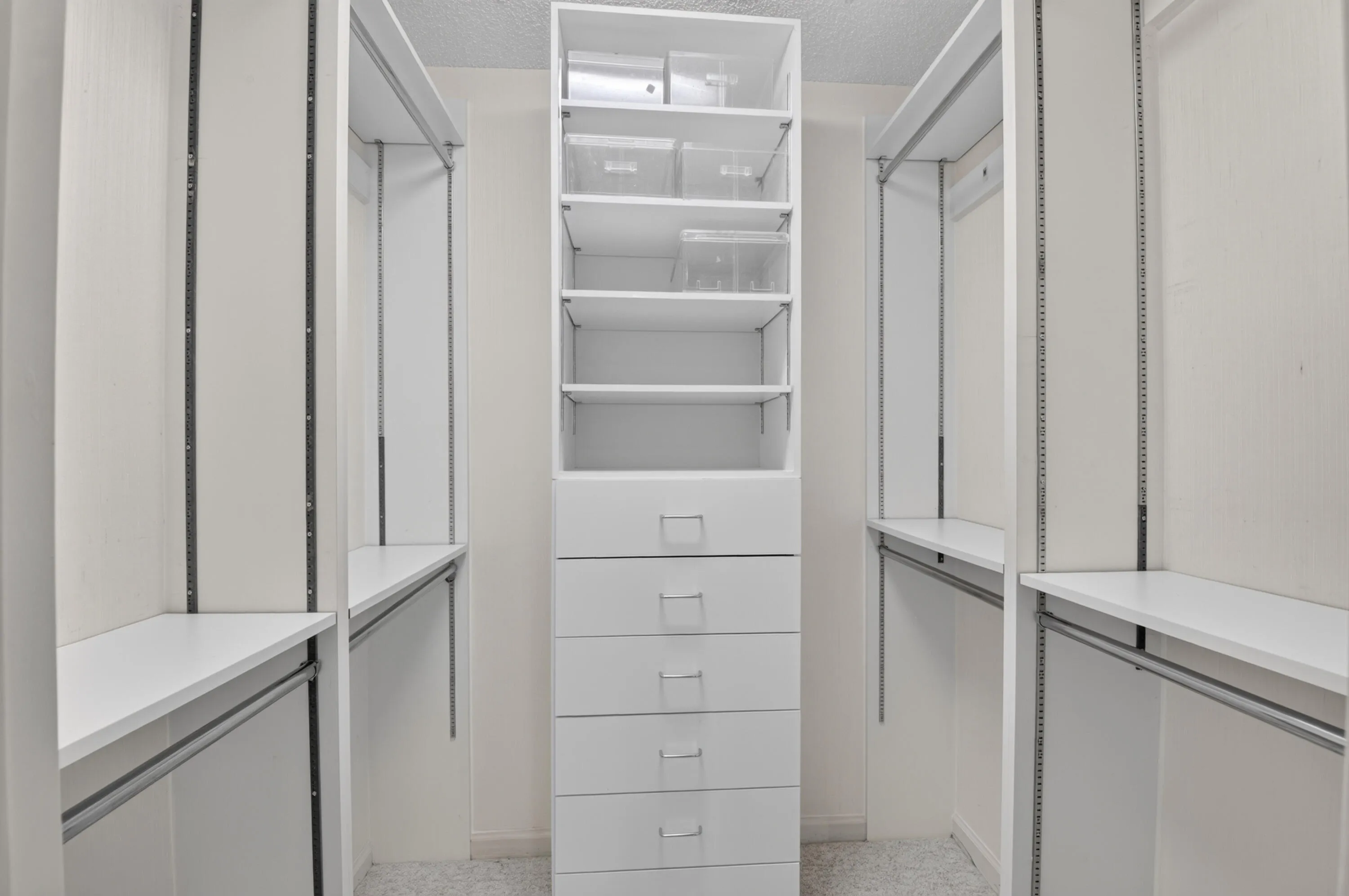 spacious closet