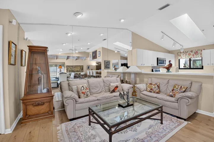 family rm, kitchen
