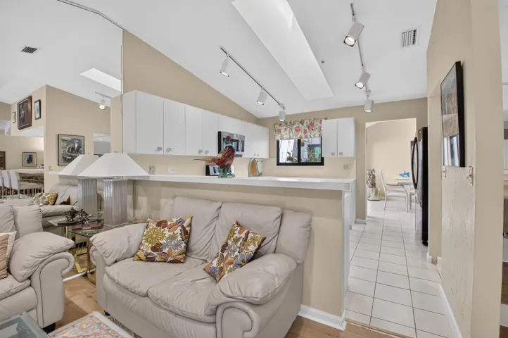 family room & kithen