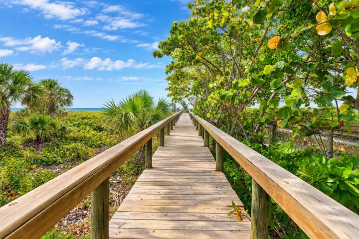 Private beach access