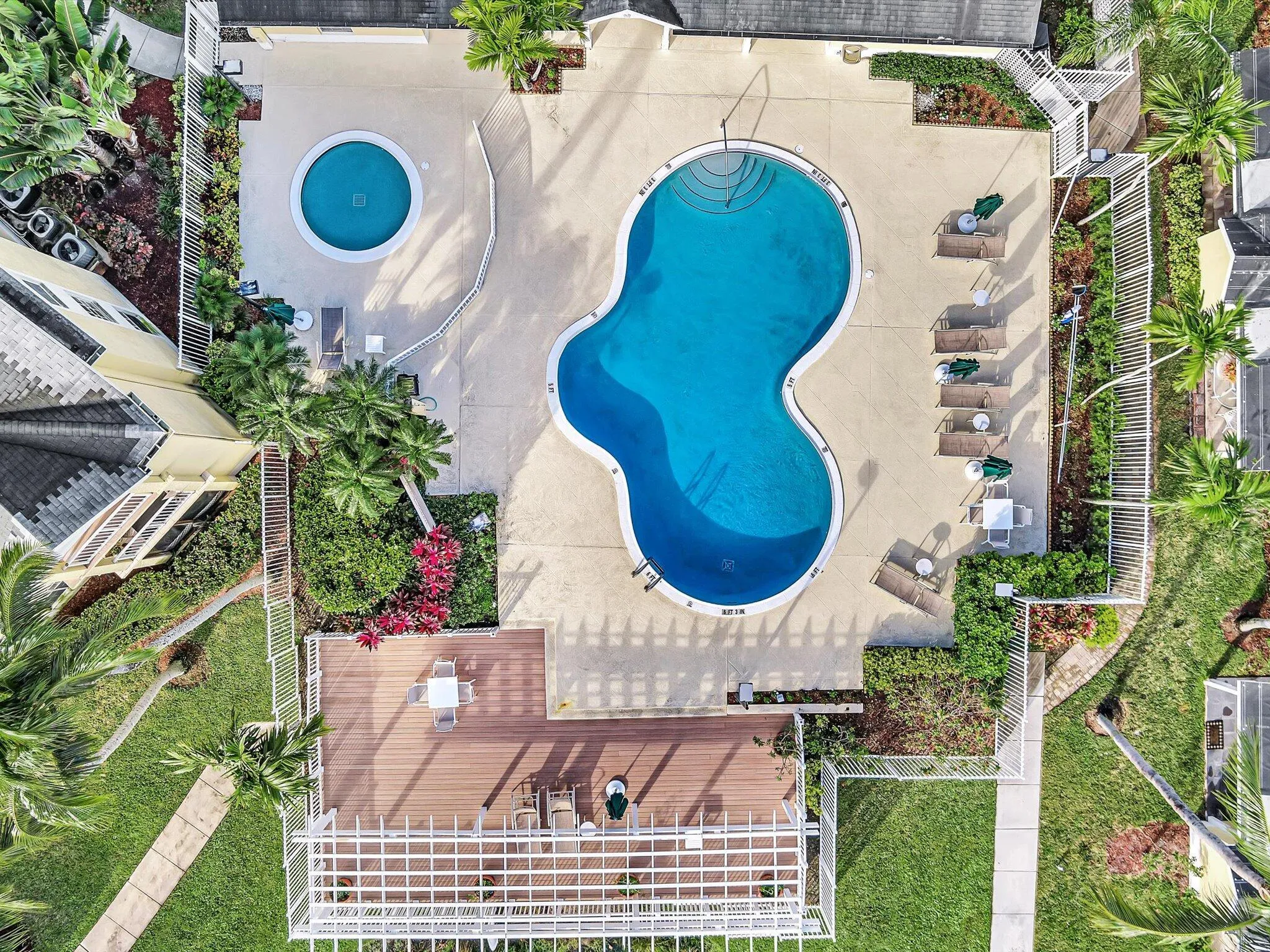 Pool Spa Aerial