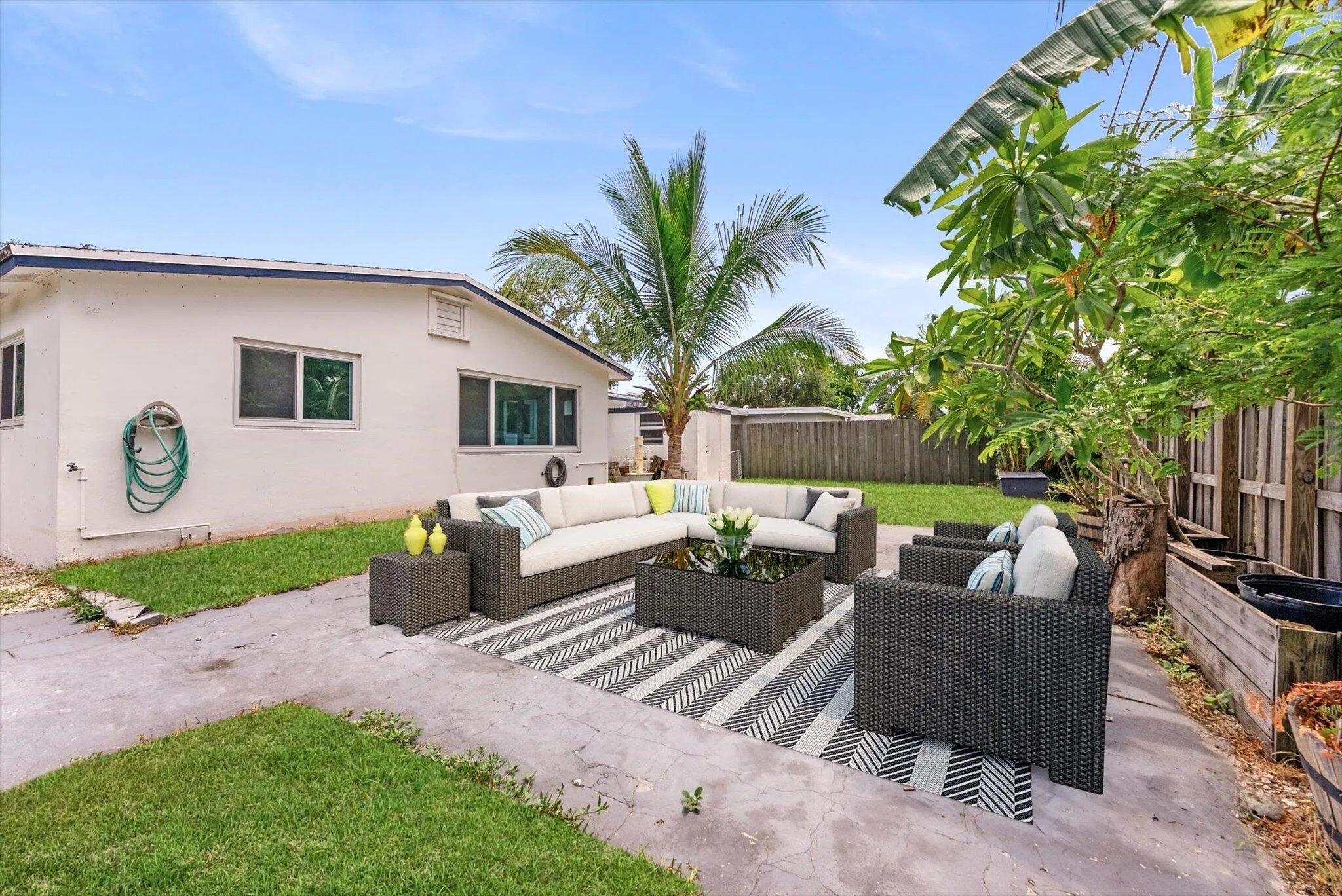Virtual Staging Back Patio