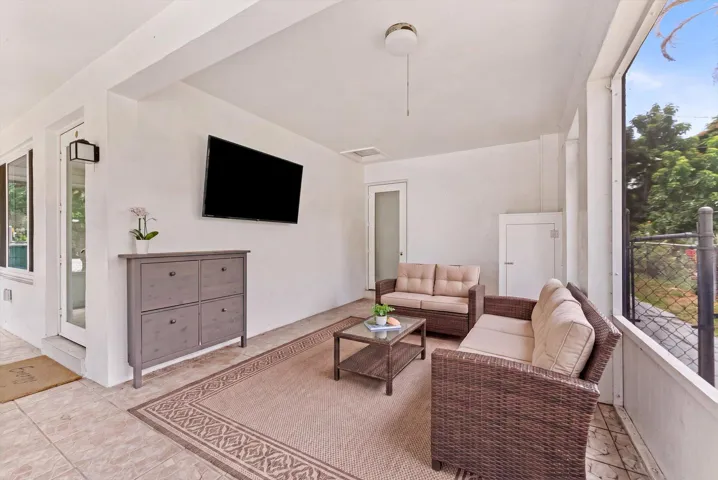 Virtual Staging Screened Patio