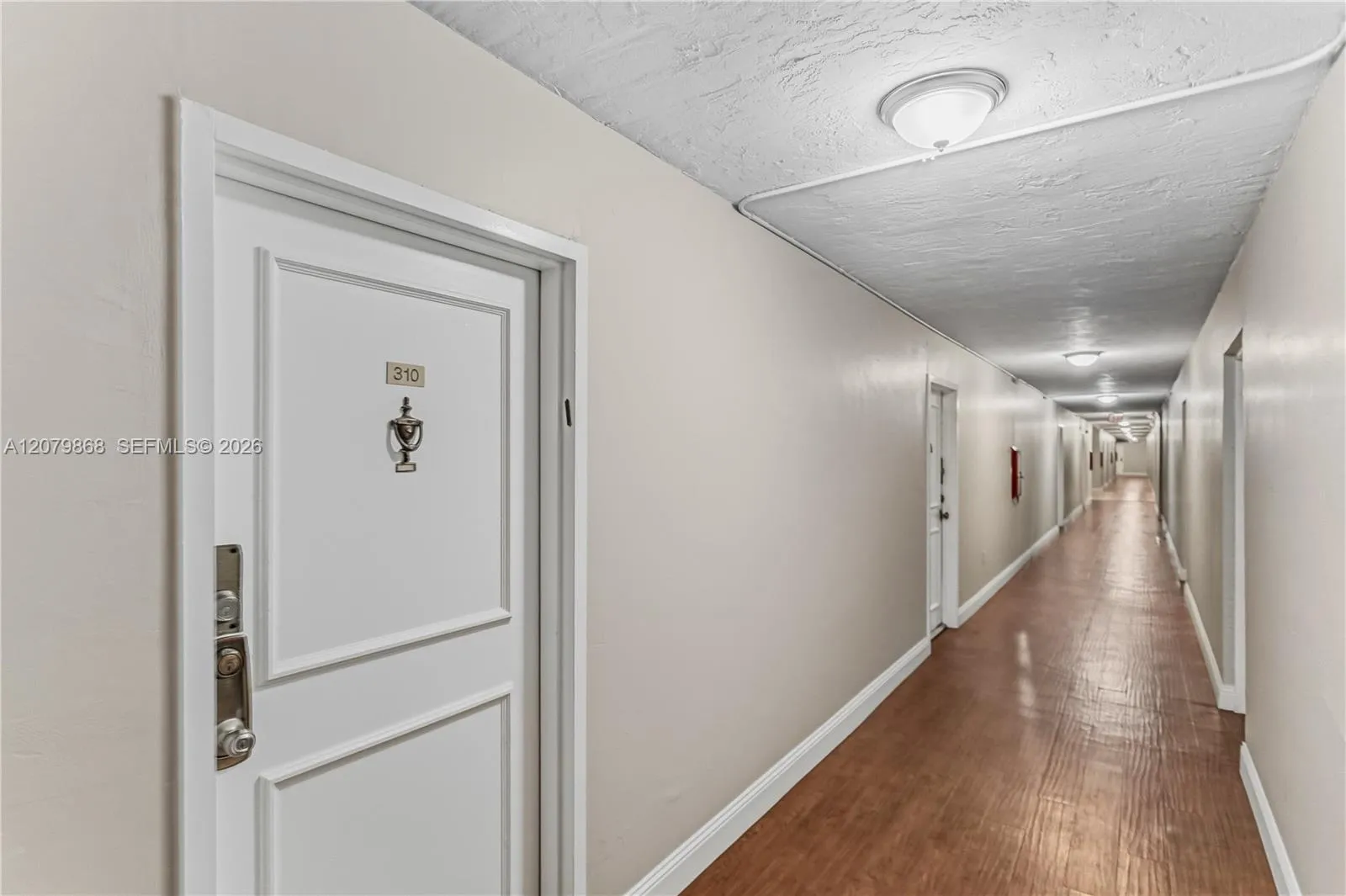 Hallway to unit