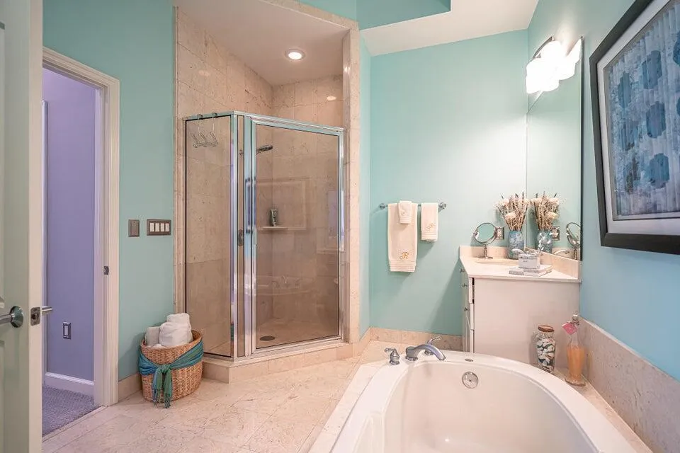 full bath shower and tub
