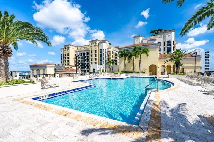 heated swimming pool