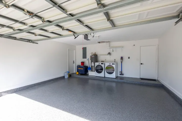 Epoxy finished garage