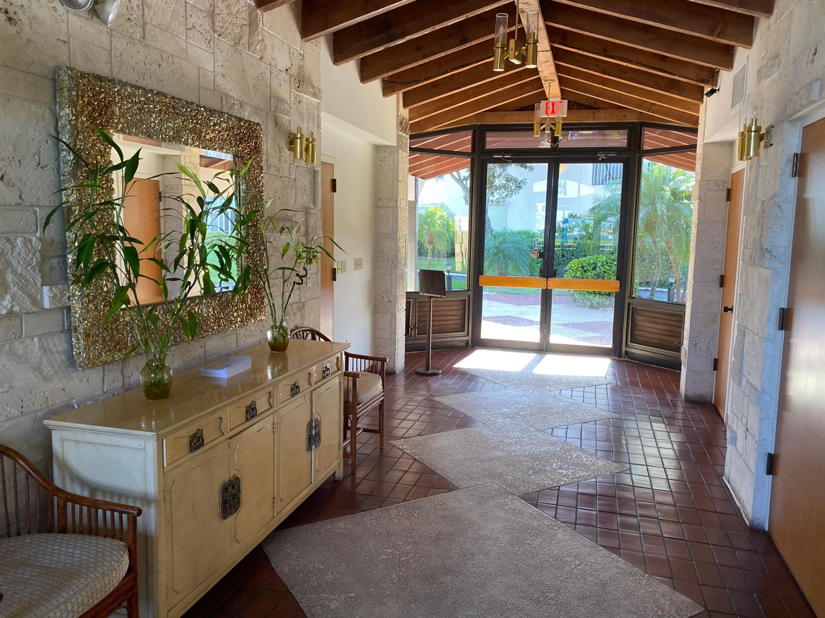 Club house entrance