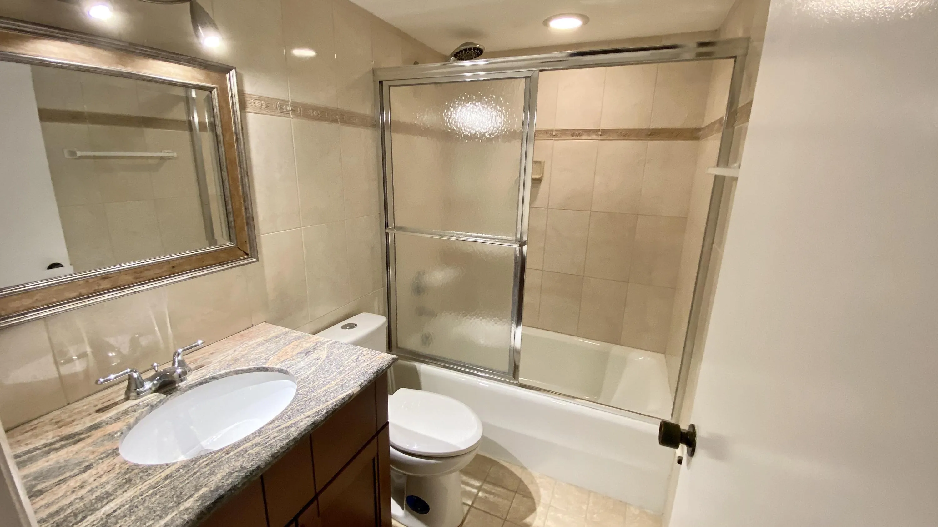Masted bathroom