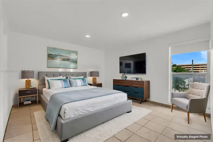 Primary Bedroom. Virtual Staged Photo