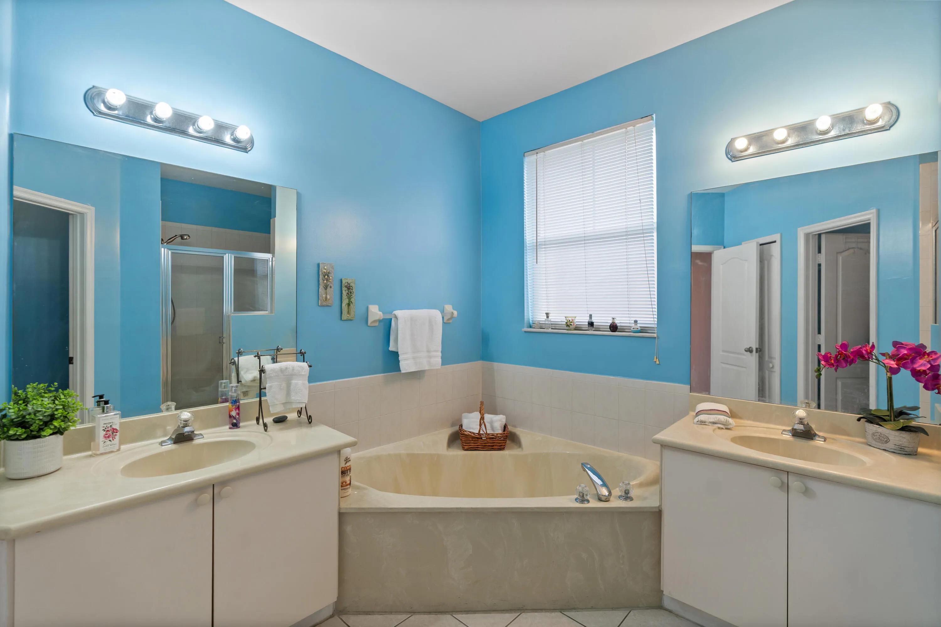 Private Ensuite with Dual Vanities that Provide Plenty of Personal Space