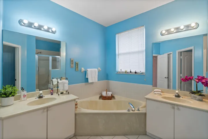 Private Ensuite with Dual Vanities that Provide Plenty of Personal Space