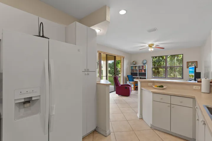 Kitchen Opens Directly to the Family Room