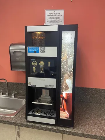Complimentary coffee