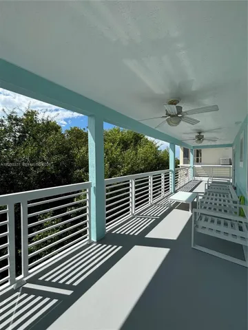 Terrace upstairs