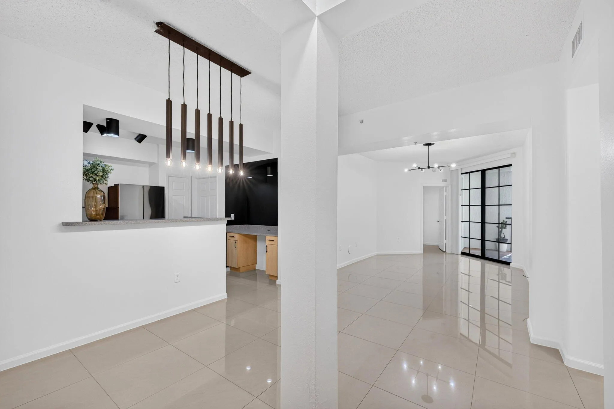 view as you enter the condo
