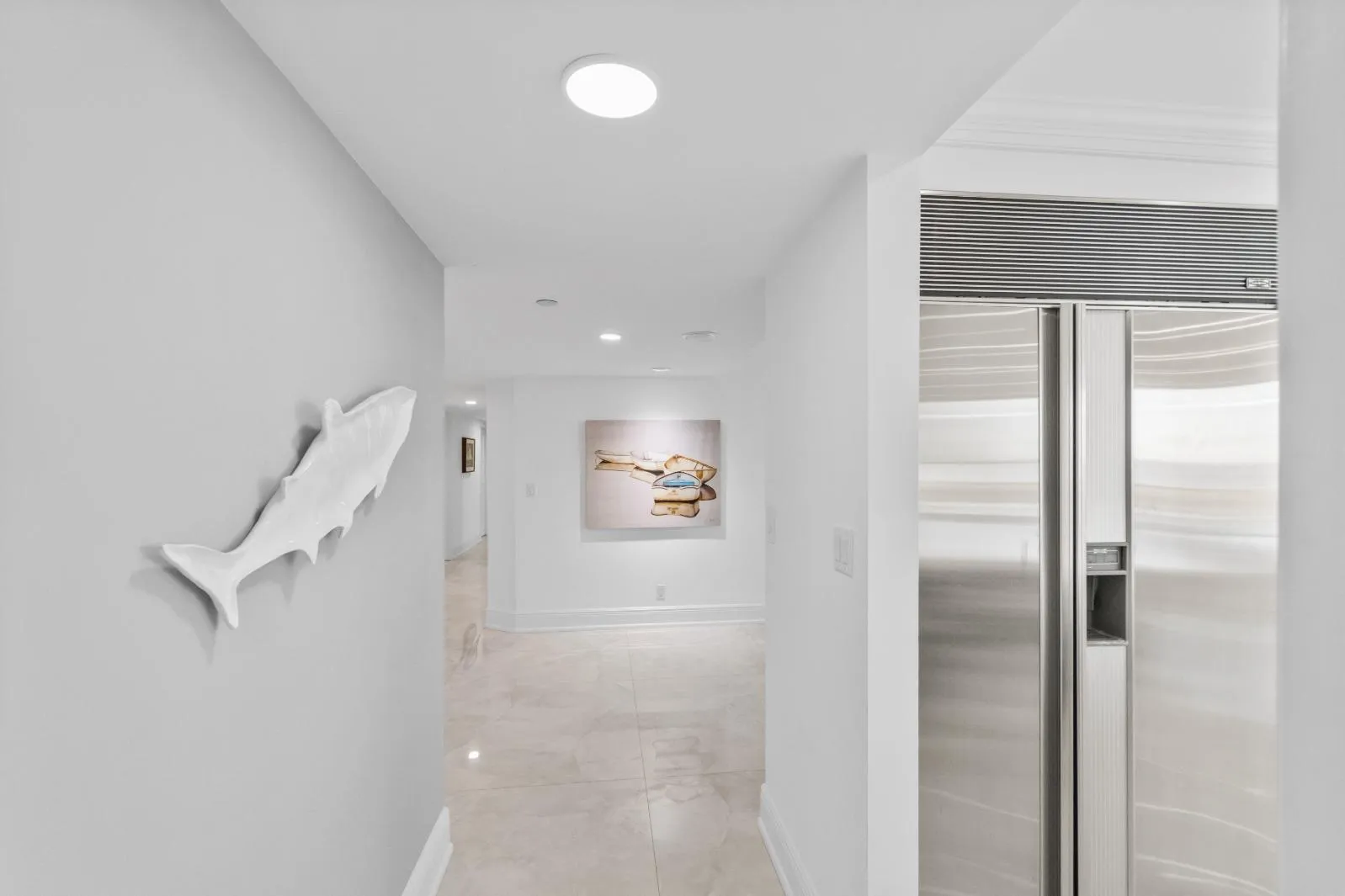 Interior Hallway to Kitchen and Foyer