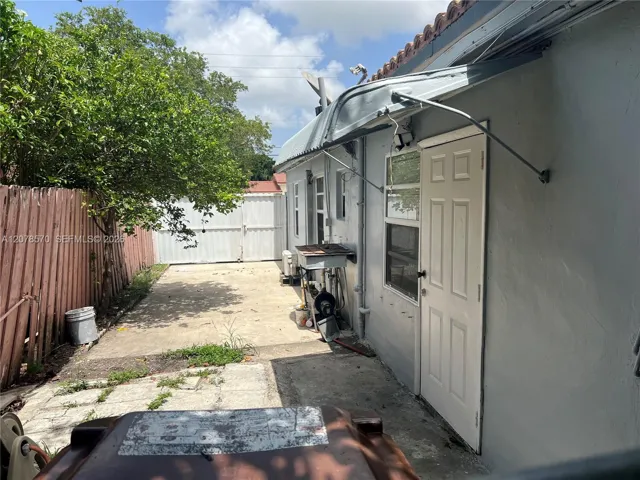 in laws on side of property
