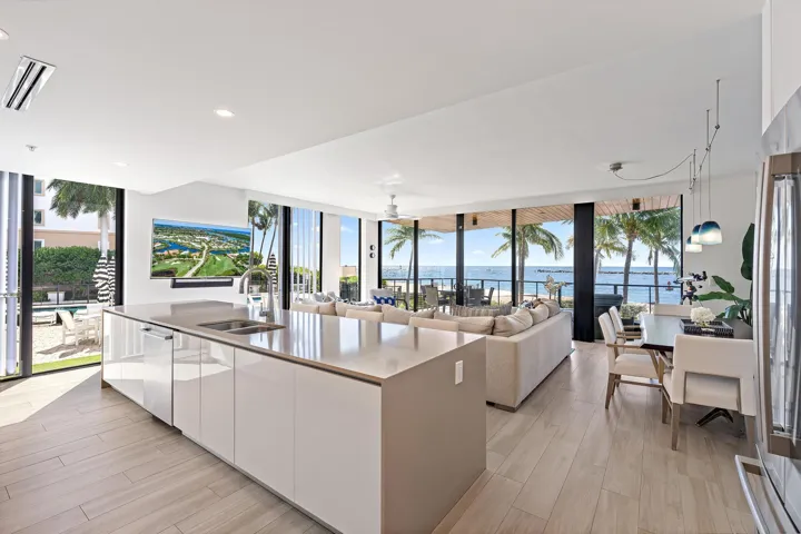 Living with Open Kitchen