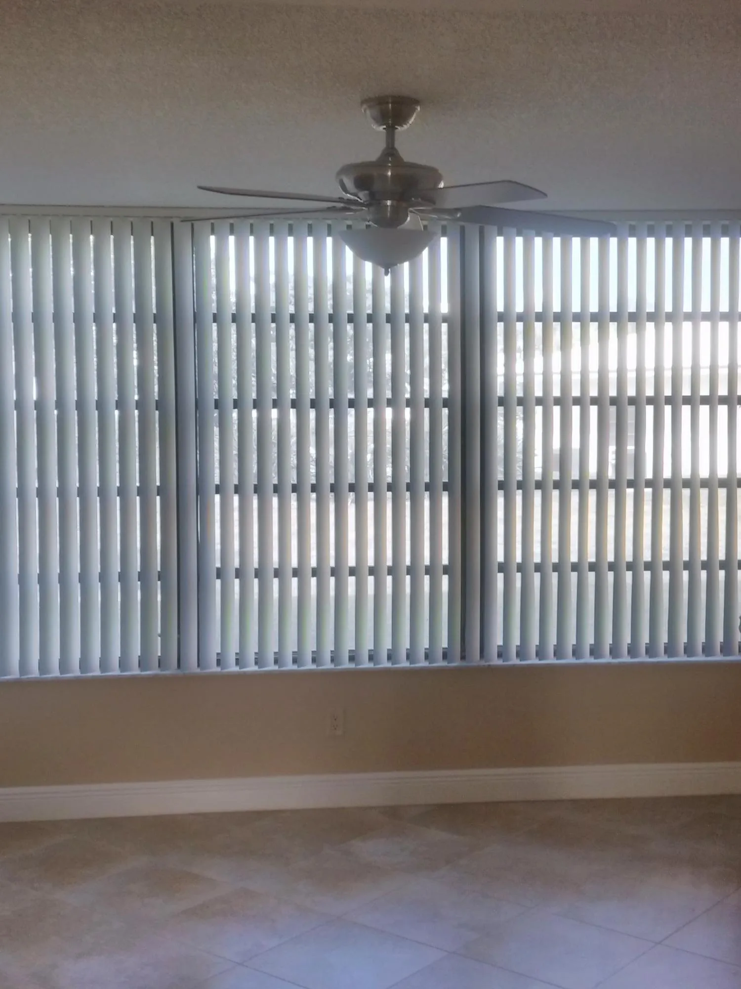 Wall to wall windows.