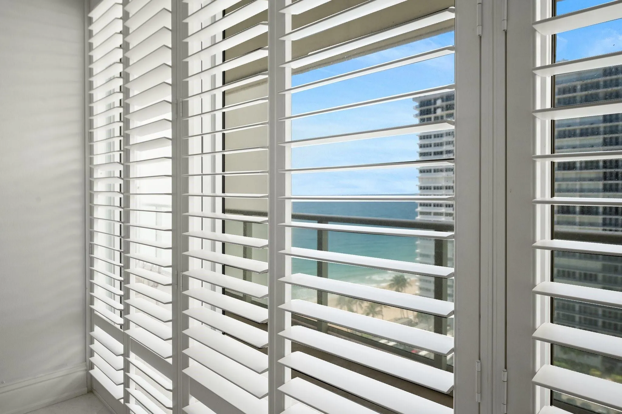 Ocean views from the bedrooms