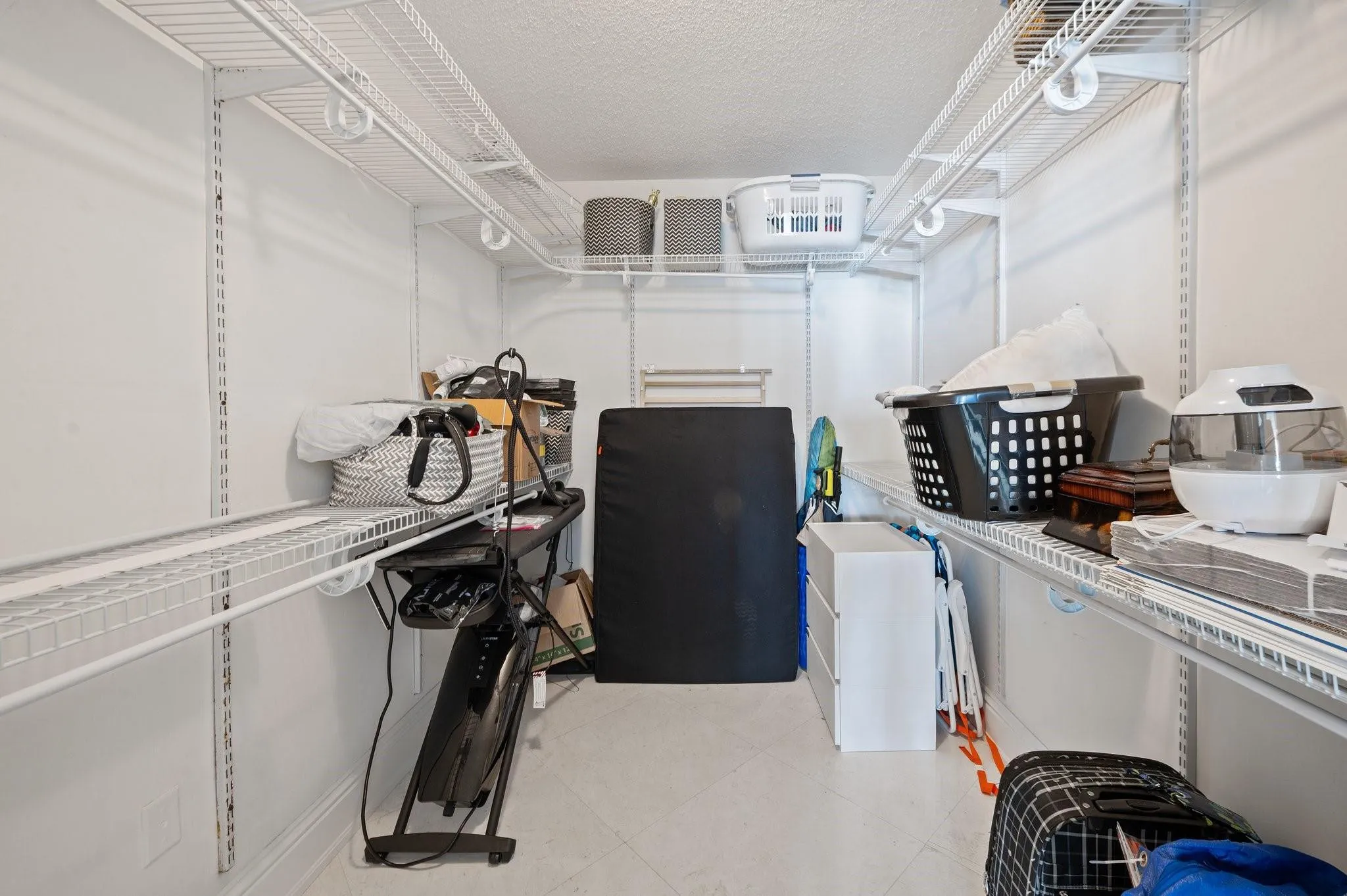 Spacious walk in closet