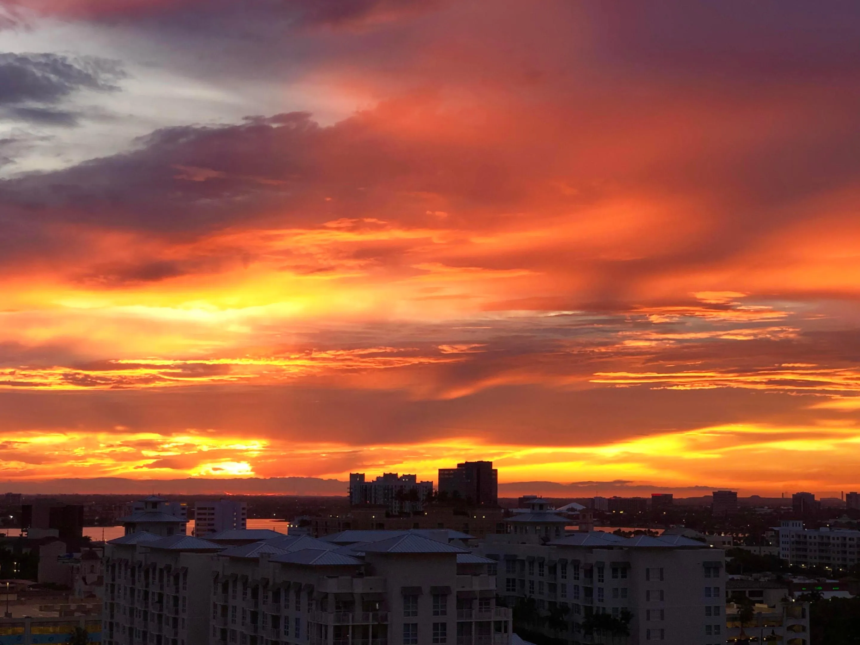 Sunset Views from Residence