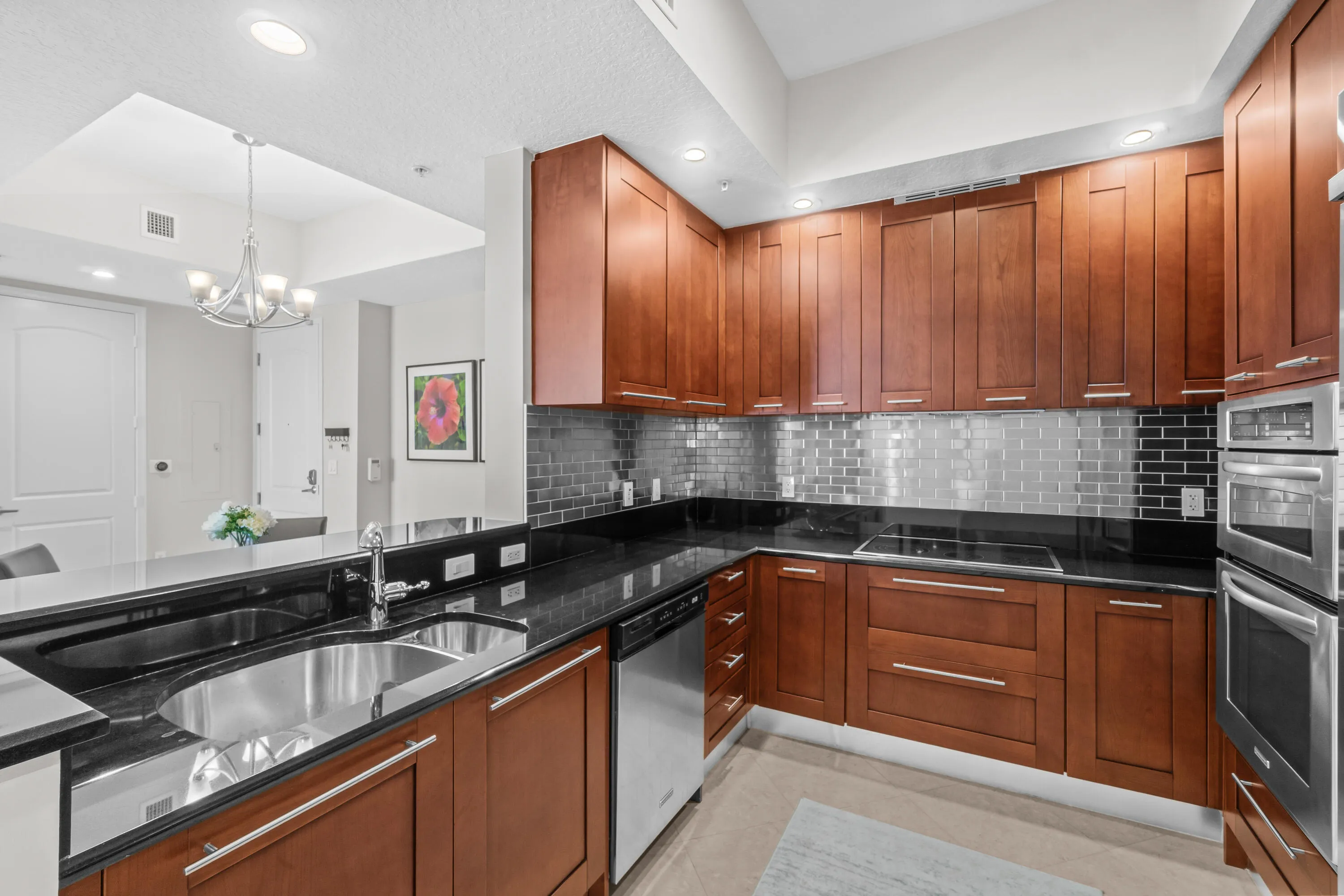 Cherry Cabinetry & Lots of Storage
