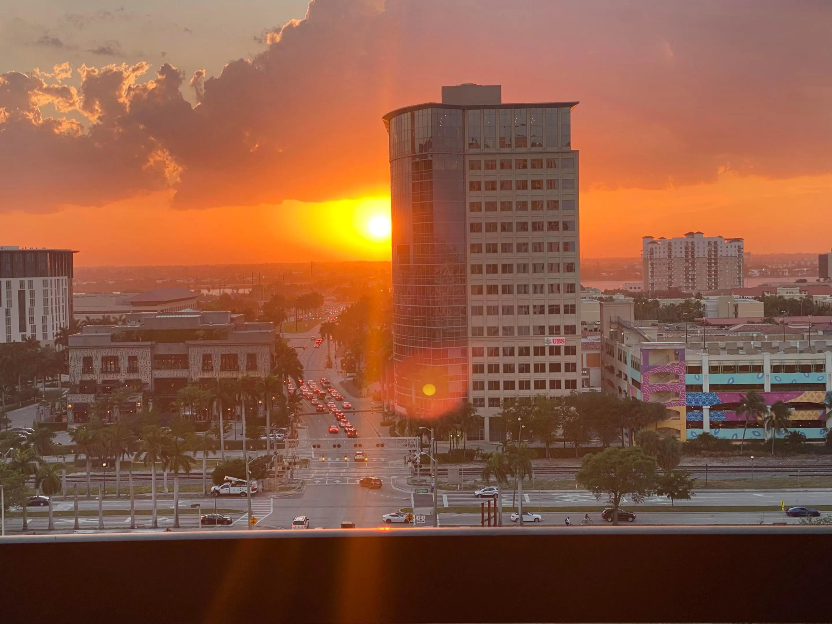 Sunset Views Off Balcony