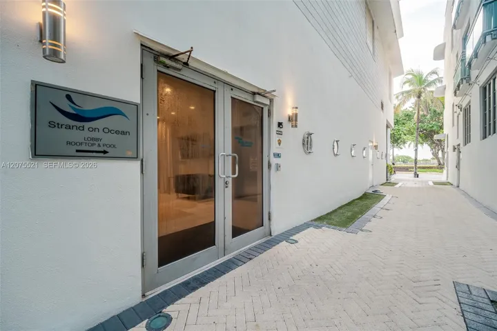 Entry to Reception located at 1052 Ocean Dr.