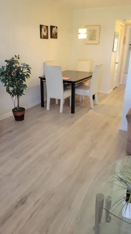 New floor dining room
