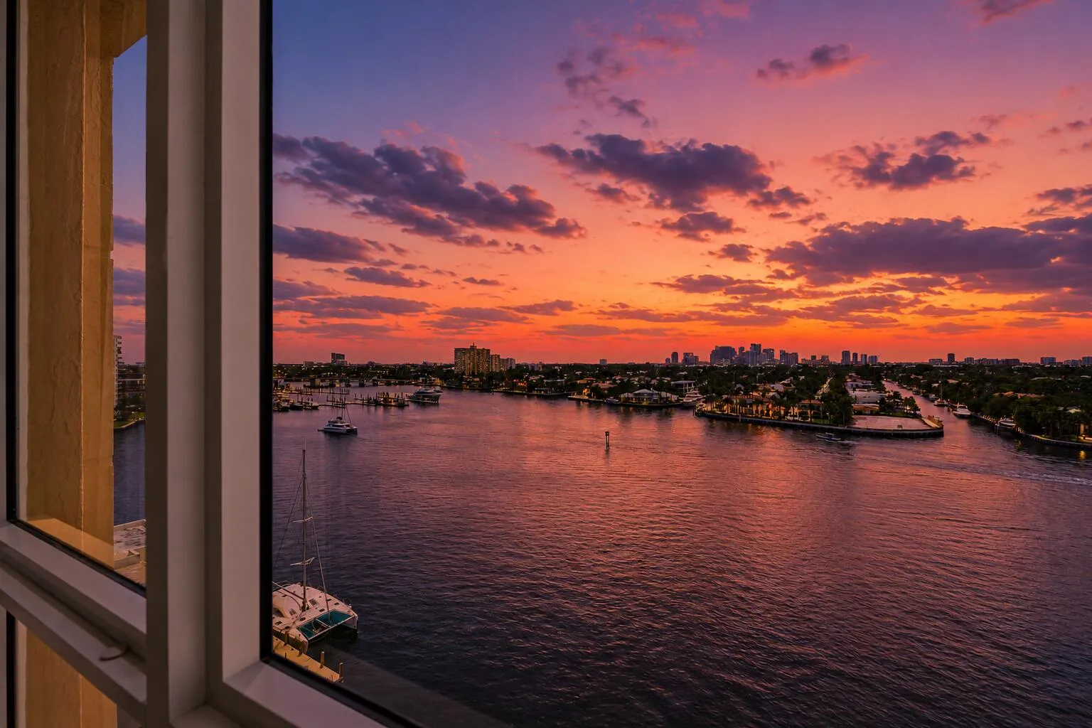 Bedroom sunset