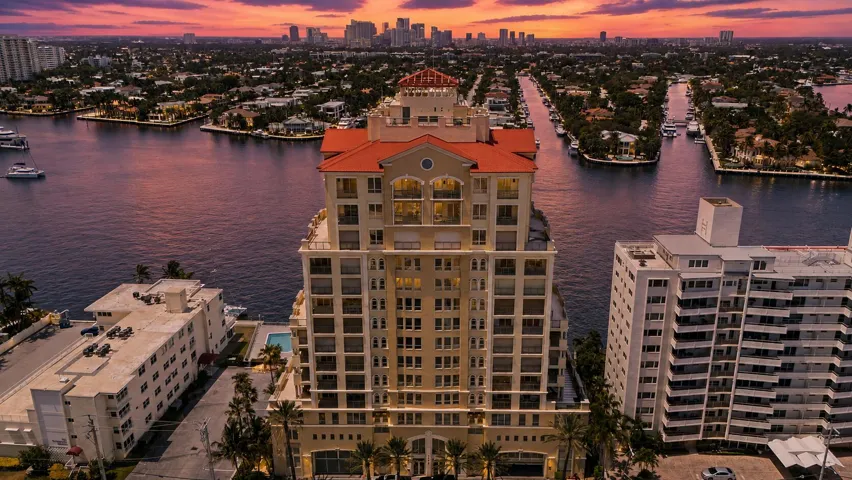Building sunset