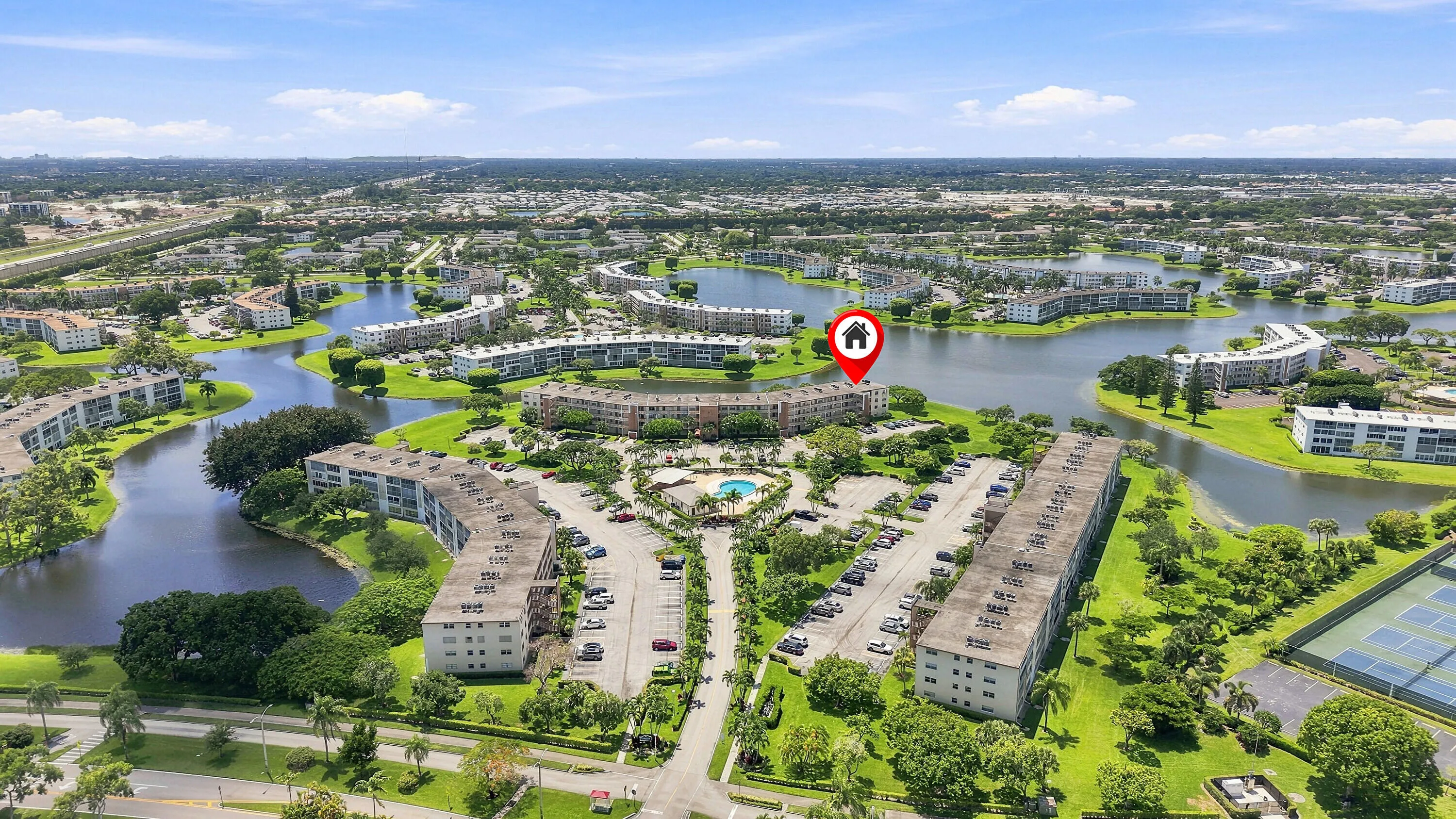 Aerial Neighborhood View
