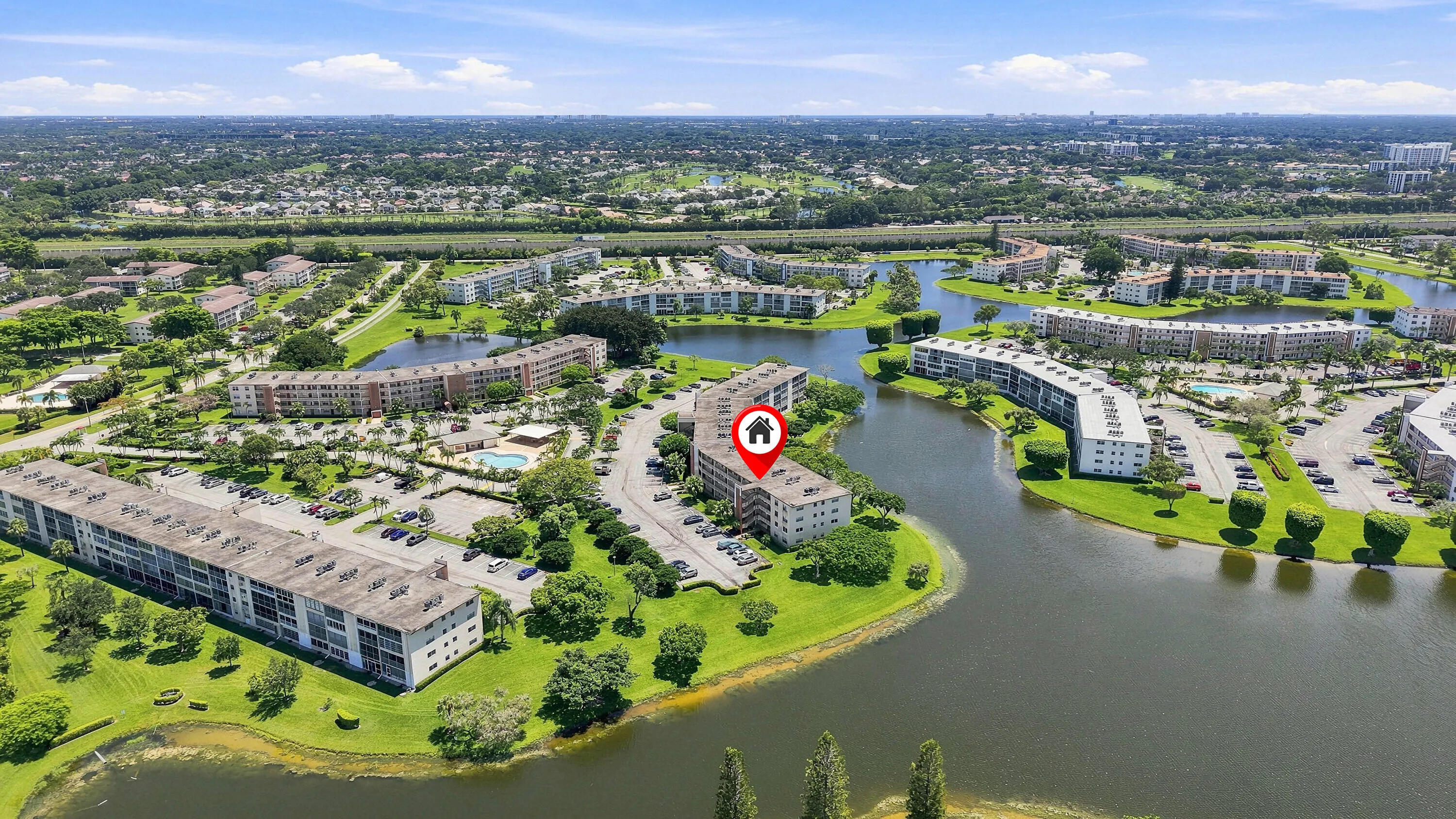 Aerial Neighborhood View