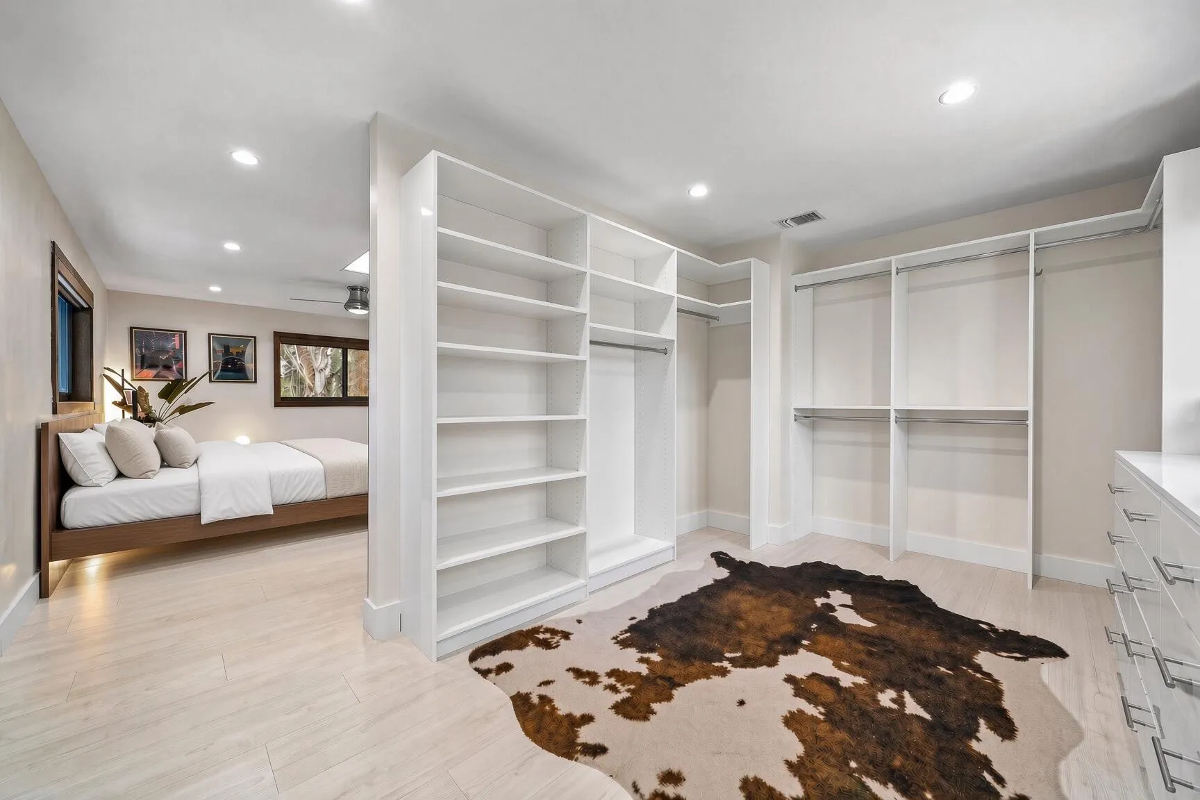 Digitally enhanced using AI. Enhancements include modifications to decorative and non-permanent items, such as bedding. No structural features of the property have been altered.