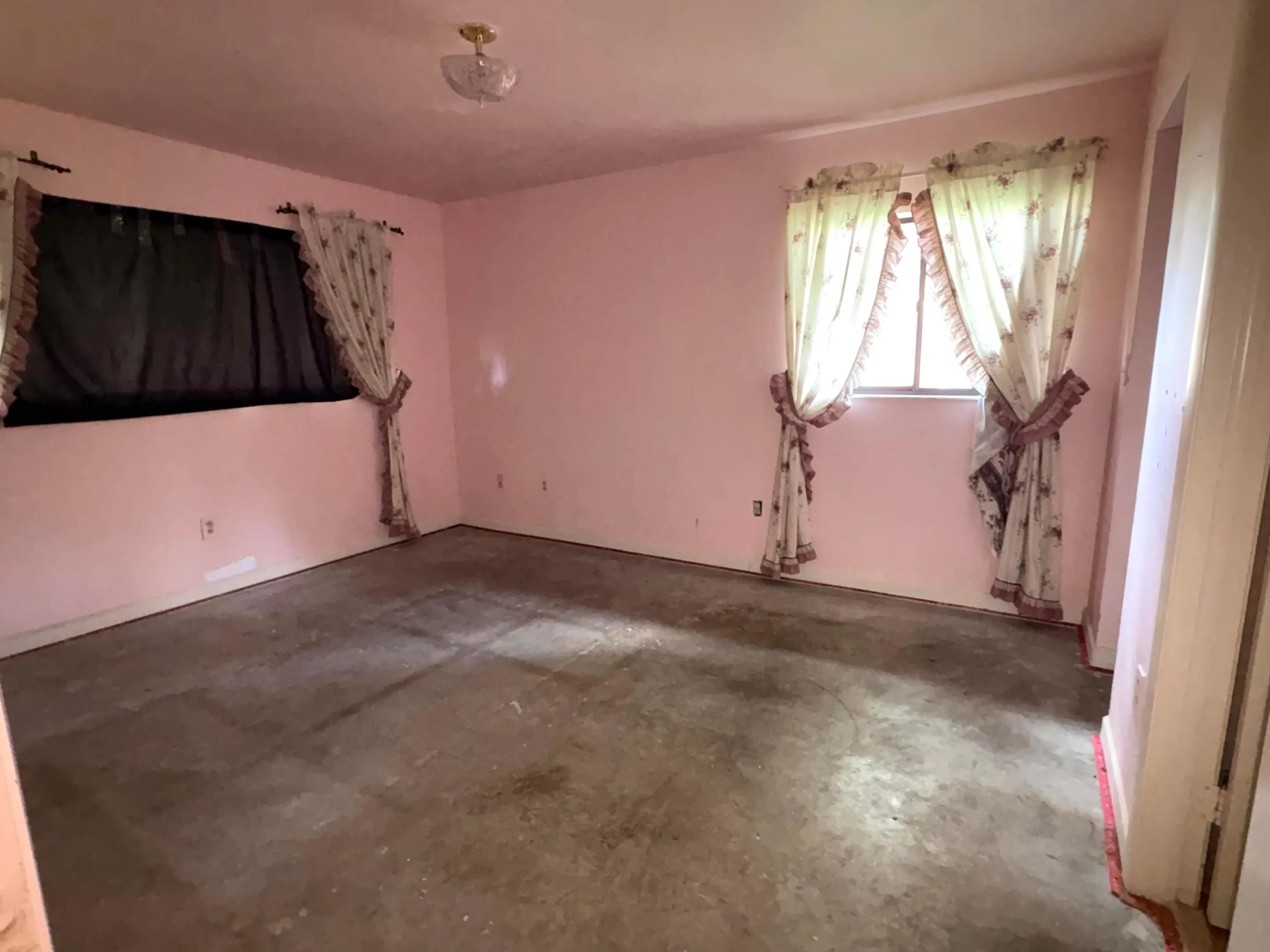 Bedroom #1 flooring removed