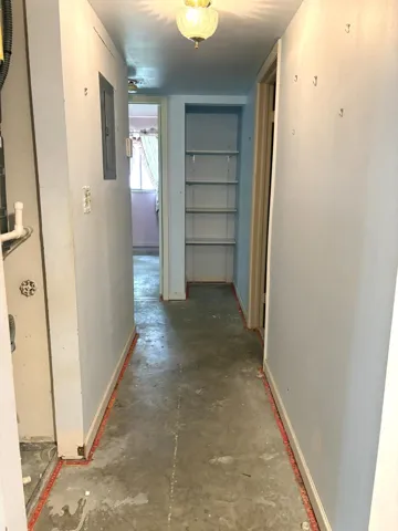 Flooring removed
