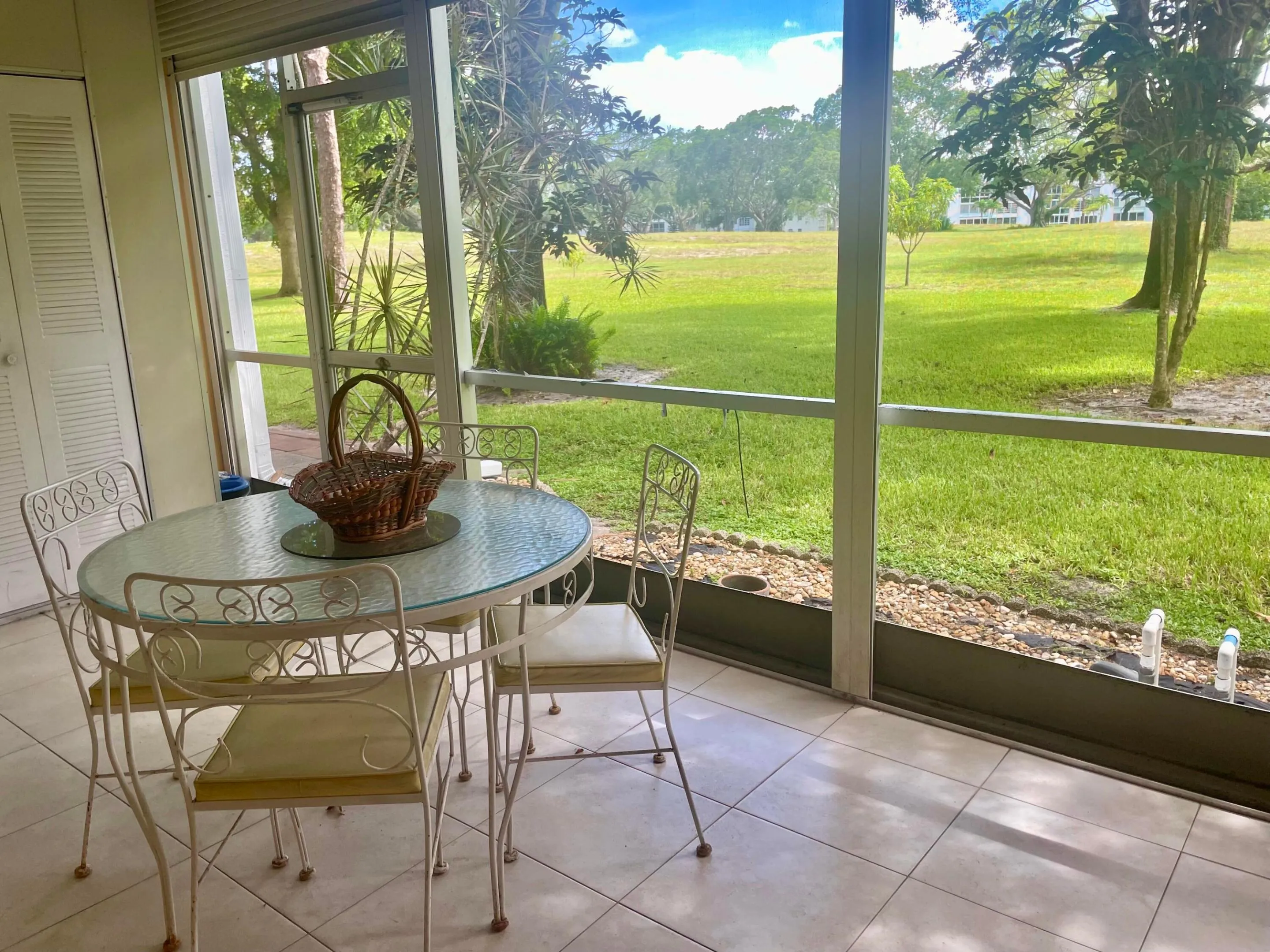Patio with Exit Door