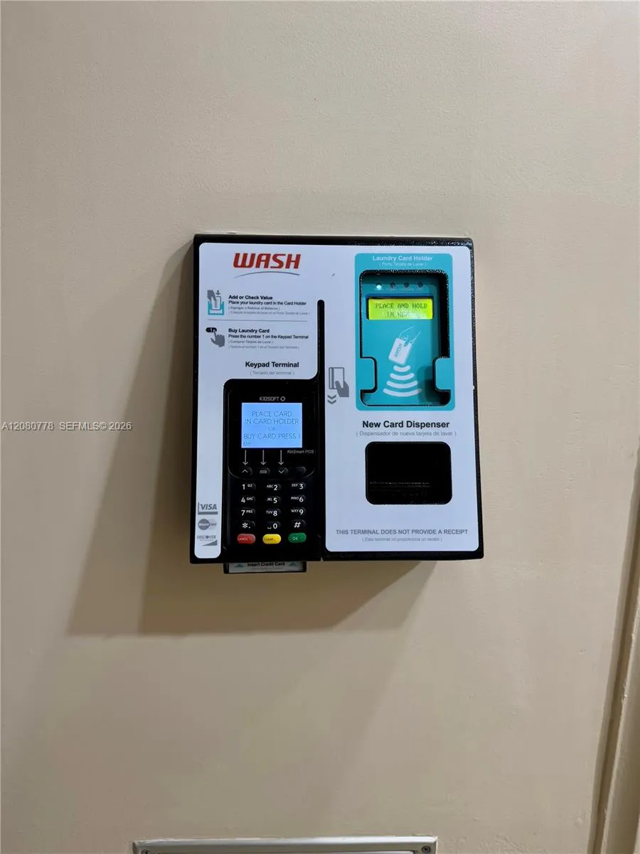 Laundry card device Laundry card device