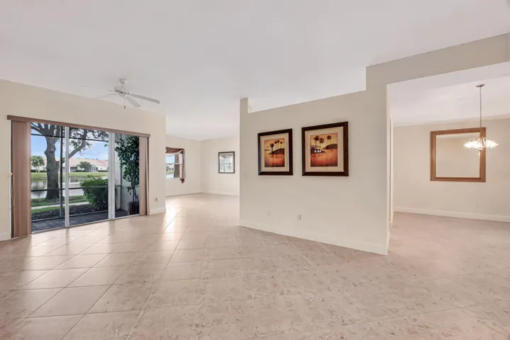 Formal living room, family room and formal dining
