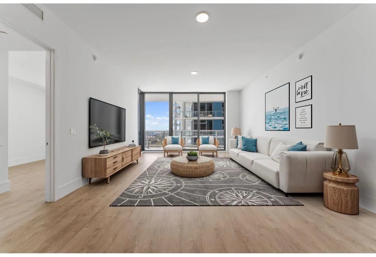 Virtually Staged Great Room