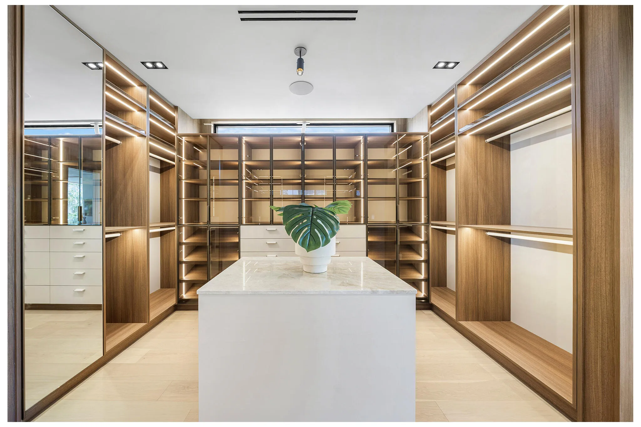 Primary closet
