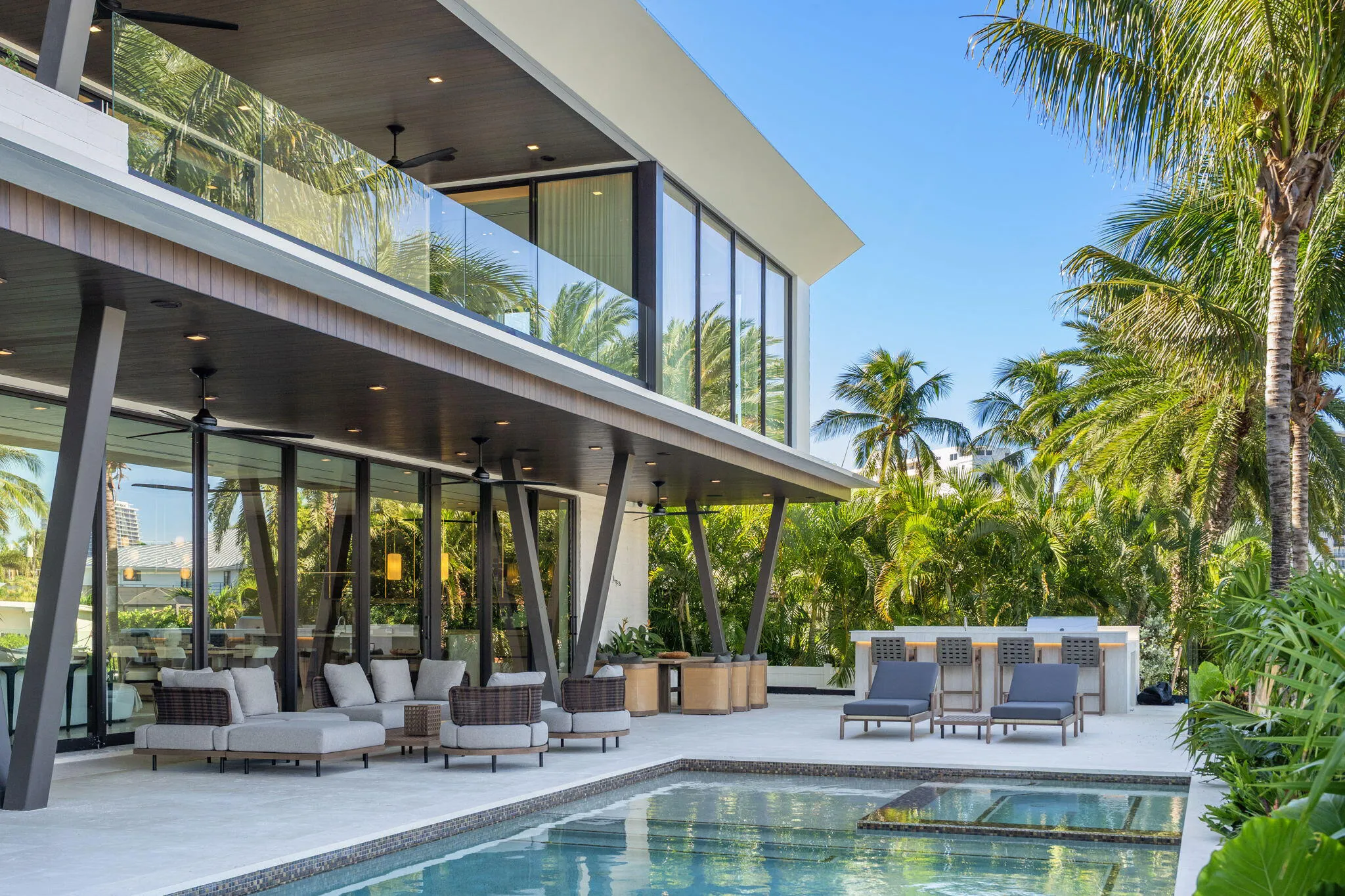 Pool deck