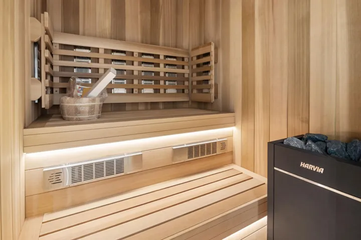 Wellness studio suana + red light therapy