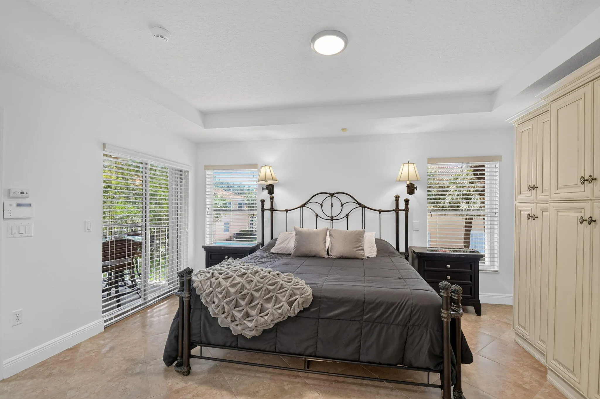 Built in closet in master bedroom