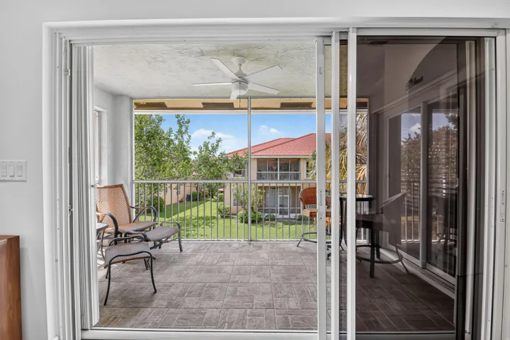 Sliding doors to patio