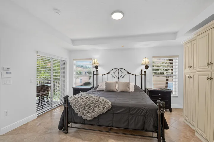 Built in closet in master bedroom