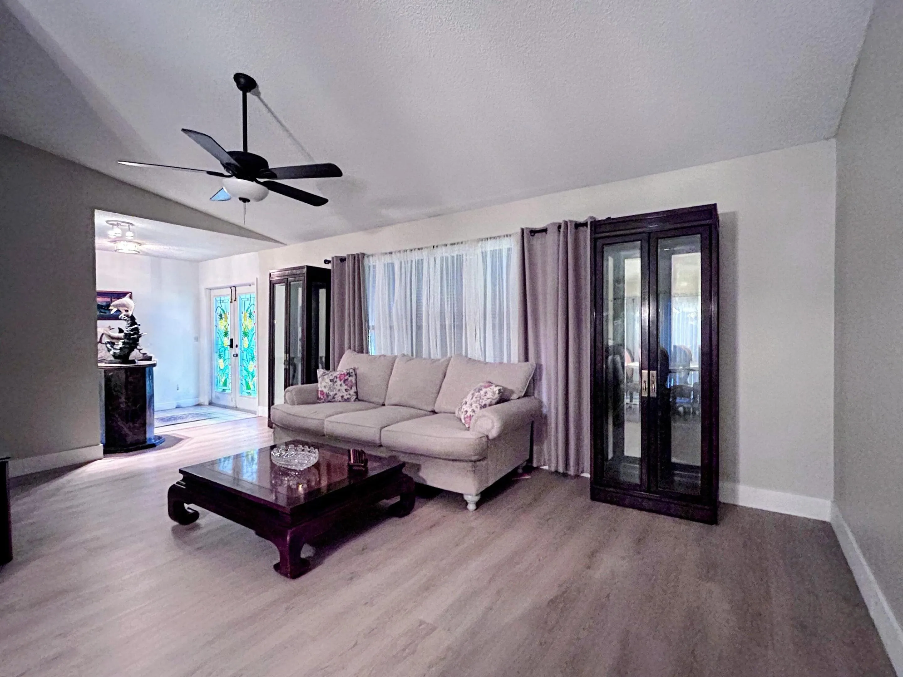 Formal living room in front of home