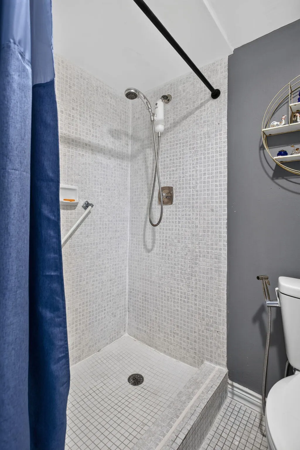 PRIMARY BATHROOM HAS WALK-IN SHOWER